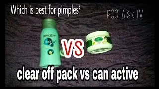 ||Keya Seth's clear off anti pimples face pack vs Soumi's Can active face pack||