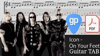 ICON- ON YOUR FEET Guitar Tabs [TABS]