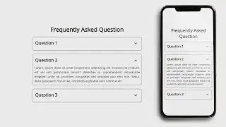 Responsive FAQ Accordion Menu Using HTML, CSS & Javascript