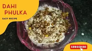 Dahi phulka recipe/ dahi recipe / must try it at home