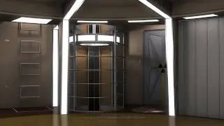 Jupiter 2 - High Resolution lighting test of elevator lift.