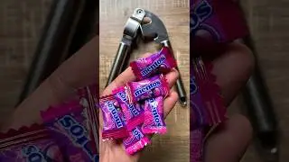 Cute purple candy 🎁 #asmr #pineapple #satisfying