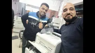 مجموعة خروج الورقه وحركة البوابات لتغير مسارها في الطابعه او مكنة تصوير المستندات
