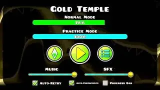Geometry dash :) (Demon) Gold Templen