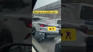 Dancing car on road🤡 #dancingcar #modified #car #kia #souravjoshivlogs