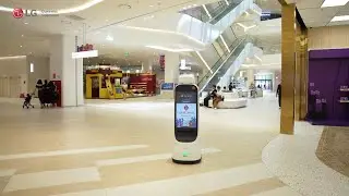 Robot dẫn đường LG CLOi GuideBot tại Lotte West Lake Mall Hanoi