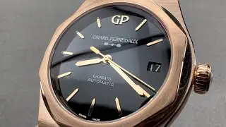 Girard-Perregaux Laureato Black ONYX Dial 81010-52-3118-1CM Girard-Perregaux Watch Review