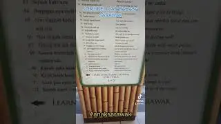 I ❤️ SARAWAK #shorts #sarawak #anaksarawak #locallanguage #learning #language #fyp #fypシ