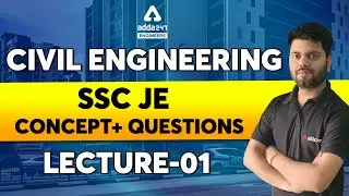 SSC JE 2021 | Civil Engineering | Concept + Questions #1