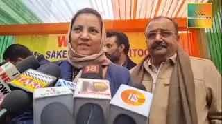 Ms. Sakeena Itoo in Jammu on National Immunization Day 2025