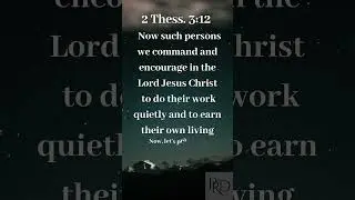 &ldquo;QUIETNESS&rdquo; means SILENCE! | Pray Read Routine | Pray Read Daily | 2 Thessalonians 3:12