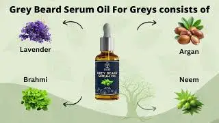 Ivory Natural - Grey Beard Serum Oil - Reverse Premature Greying with Highly Potent Serum #grey