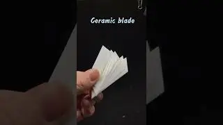 Ceramic blade, wear-resistant and rust-free, support customization#ceramic #knife #thicklongbag