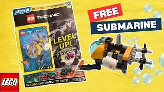 New LEGO Technic Magazine with Submarine Toy | 2026 Issue 10