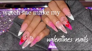 Making Valentines Press Ons | looksbynessa