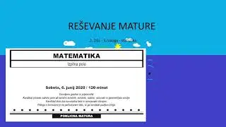 Spomladanski rok 2020 - reševanje poklicne mature 2.del-03 Statistika