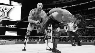 Seth Rollins, amazing superkick on Cesaro at No Mercy 2017 - Seth Rollins kills Cesaro