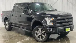 )2015 Ford F-150 48K MILES, 3.5L V6 TURBO GAS, AUTO, 4X4, SUNROOF, NAVI, 1 OWN,