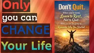 Only You Can Change Your Life motivational video#motivation #trending how to get self motivation. 