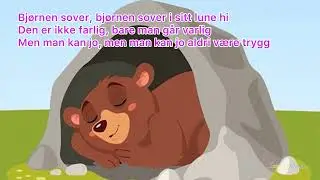 BJ&Oslash;RNEN SOVER med tekst