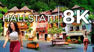 Hallstatt Austria Tour in 8K, Hallstatt 8K ULTRA HD HDR Tour 60FPS【8K】