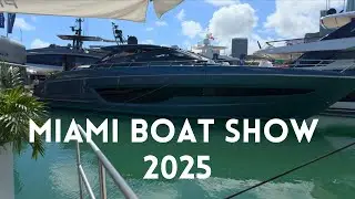 Miami International Boat Show 2025 Vlog - Yatchs, Superyatchs and More!