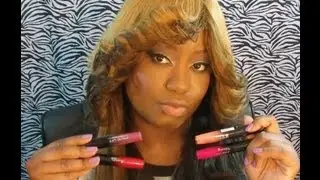 Rimmel London Show Off Lip Lacquer Review w/ Live Lip Swatches (melanin friendly)! PrettyOnPurpose