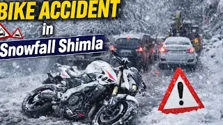 After Snowfall 🌨️ Shimla Bike Ride Went Wrong 💀 | Kush 69 Vlogs