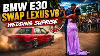 BMW E30 Lexus 3UZ V8 | Wedding Drift Surprise