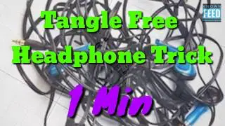 Tangle Free Headphone Trick | 1 Minute | Earphone Trick | Known Feed |