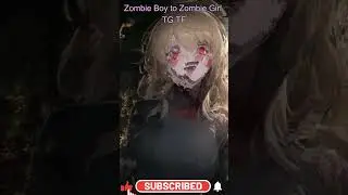 TG TF Zombie Boy became GIRL #shorts #transformation #manhwa #anime #genderbender #tg #tf #tfm #tmf