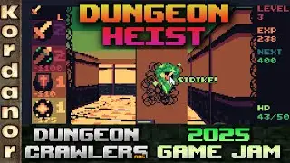 Dungeon Heist (TIC-80) - Playing Dungeoncrawler GameJam 2025 Submissions