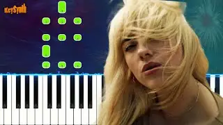 Your Power - Billie Eilish - Piano Tutorial - KeySynth