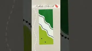 Easy Aesthetic Bookmark Ideas 🔖✨️ #shorts #art #painting #bookmark #craft #aesthetic #nasheed