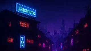 Rust & Neon Skies 🌙 Japanese Autumn 🍁 Lofi Coffee ☕ 24/7 Lofi Hip Hop Beats to Relax, Study & Work