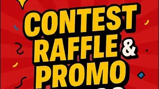 📣 Contest, Raffle & Giveaway Videos 🎉🔥