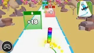 Crayon Rush 3D - Gameplay Walkthrough Part 7 - Basic Game Levels 42-44 (iPad Gameplay HD)
