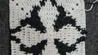 Beautiful crochet square pattern✨️Step by step tutorial for beginners l Easy&Relaxing
