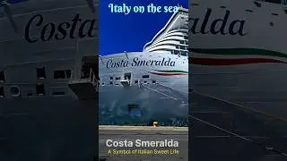 समंदर पर तैरता स्वर्ग - Floting paradise Costa Smeralda #cruise #cruiseship #travel #trending #sea