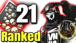 CRAZY Bloodhound 20 BOMB in RANKED ! Apex Legends Season 8 ! Solo 20 Bomb !!!