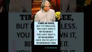 Time.....Dr.APJ Abdul Kalam quotes #motivation #quotes #shortsfeed #shortsvideo #viralvideo #time