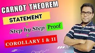 Carnot Theorem - Statement, proof, Corollary I and Corollary II #carnot #carnottheorem #corollary