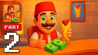 Fast Kebab - Gameplay Walkthrough Part 2 : Kebab Restaurant Manager Job (iOS, Android)