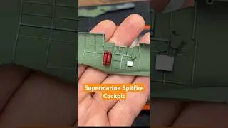 How to paint cockpit of Supermarine Spitfire Mk.Vb scale model Diorama