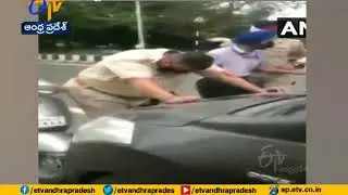 Punjab Man Drags Cop on Car Bonnet | Violates Lockdown Rules