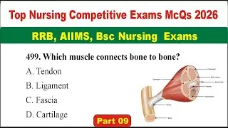 Top Nursing Competitive Exams MCQs 2026 | RRB, AIIMS, BSc Nursing | Most Repeated McQs for Nursing