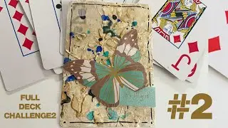 Full deck challenge2 Card # 2- Altered Playing Card Process Video
