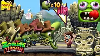 Zombie Tsunami ЗОМБИ В ШЛЯПАХ  WALKTHROUGH ЗОМБИ ЦУНАМИ