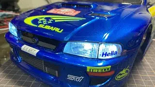 リアルに作ろう ヘッドライト編 タミヤ ラジコン インプレッサWRC’99 TAMIYA SUBARU Impreza RC car lighting