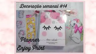 Decorando Planner Enjoy Print 2020 - Decora&ccedil;&atilde;o semanal #14